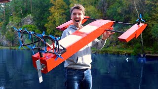 10 Drone Motors on 3D Printed Boat [upl. by Fidela211]