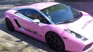 quotSexy Cora´squot RIP Pink Lamborghini Gallardo Coupe [upl. by Ebbarta]