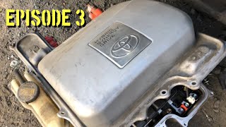 Rebuilding Prius front end with Junkyard Parts [upl. by Kelwen]