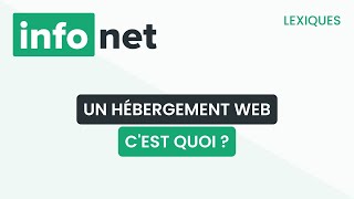 Un hébergement web cest quoi  définition aide lexique tuto explication [upl. by Inanuah]