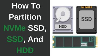 How To Partition Your SSD m2 NVMe SSD And HDD In Windows 10 [upl. by Lemyt]