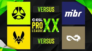 ESL PRO LEAGUE SEASON 20  PLAYOFF  M80 vs MIBR  Team Vitality vs Eternal Fire [upl. by Klepac124]