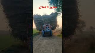 MF 385 4X4 TRACTOR Pulling Heavy TrollyDangerous Tractor Trolly DrivingAgriculture In Pakistan [upl. by Yendor]