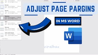 How to Adjust Page Margins in MS Word  Customize Your Document Layout [upl. by Sweet312]