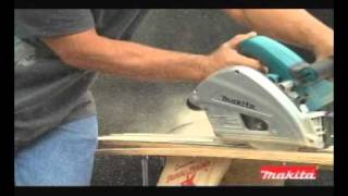 Makita SP6000K1 612quot Plunge Circular Saw with 55quot Guide Rail  Wholesalepowertoolscom [upl. by Takeshi]