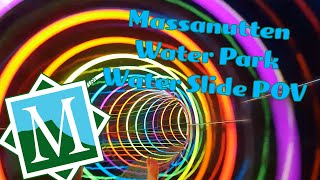 Massanutten Resort Waterpark Water Slide POVs [upl. by Woodman]