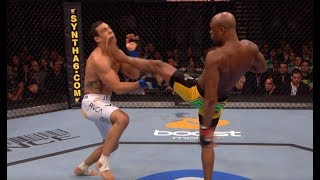 Anderson Silva Top 5 Finishes [upl. by Eurydice]