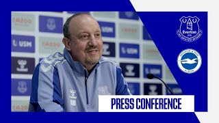 EVERTON v BRIGHTON amp HOVE ALBION  RAFA BENITEZ PRESS CONFERENCE  PREMIER LEAGUE GW18 [upl. by Latsryk]