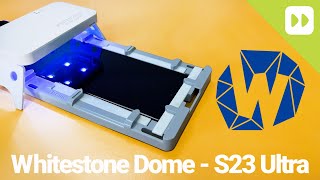 S23 Ultra  Whitestone Dome Glass Screen Protector Full Installation Guide [upl. by Galer]