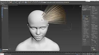 Ornatrix 3dsmax Create and delete brushes [upl. by Htebzil]