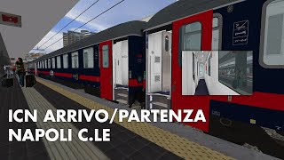 INTERCITY NOTTE ARRIVOPARTENZA NAPOLI CLE  ANNUNCI A BORDO E STAZIONE OPEN RAILS [upl. by Baptiste955]