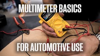 Multimeter basics for automotive use  Hagerty DIY [upl. by Lletnahs]