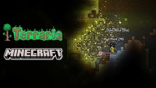 Terraria Mining ASMR  Minecraft Version [upl. by Ellennahs]