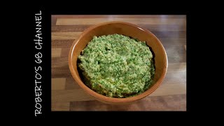 052  Bagnet verde  Green sauce Typical Piedmontese recipe [upl. by Ynettirb]