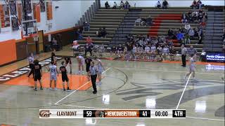 2023 Boys Varsity Basketball Claymont vs Newcomerstown [upl. by Glogau]