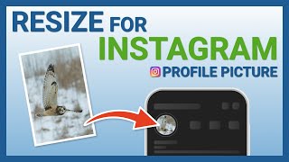 How to resize a photo for your Instagram profile picture [upl. by Mart946]