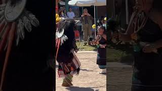 Sky City Buffalo Ram Dancers Acoma on indigenous Peoples Day in Albuquerque New México short [upl. by Siradal]