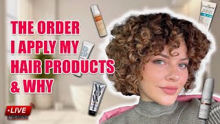 HOW TO PROPERLY APPLY CURLY HAIR PRODUCTS  MY SEPHORA SALE RECCS [upl. by Aurlie]