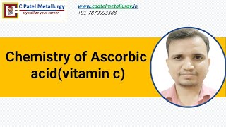 chemistry of ascorbic acidvitamin c [upl. by William]