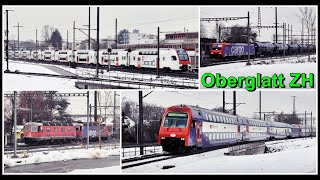 Viel regen und Zugsichtungen bei Oberglatt ZH [upl. by Nerrad440]