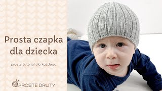 🧶 Prosta czapka na drutach🧶 Nauka metody magic loop Tutorial dla każdego Instrukcja krok po kroku [upl. by Yazbak]