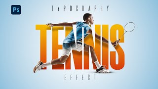 Typography Effect in Photoshop  Photoshop Text Effect  v1 [upl. by Naivart]