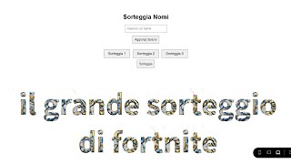 il sorteggio dei 500 iscritti [upl. by Hanselka]