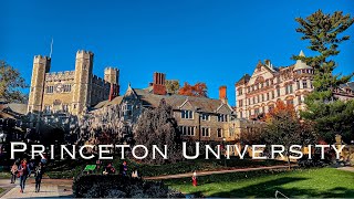 Princeton University Campus Tour  Fall Ambience and streets sounds 4K [upl. by Lipscomb]