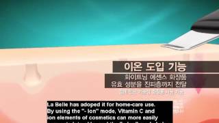 Labelle Ultrasonic Skin scrubber description [upl. by Kippie632]