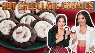 Hot Chocolate Cookies w Teala Dunn  Day 7  12 Days of Cookies [upl. by Annawoj]