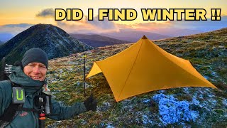 DID I FIND WINTER BEATEN BY GALE FORCE WINDSA WILD SOLO WILDCAMP IN SCOTLAND [upl. by Scribner246]