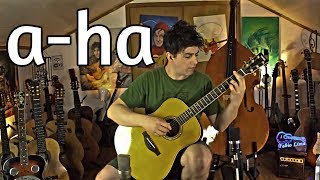 a ha Hunting High and Low on Fingerstyle by Fabio Lima [upl. by Analed]