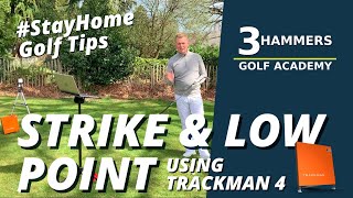 Education Around Strike amp Low Point Using TrackMan 4  3 Hammers Golf Academy [upl. by Eednas289]