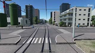 Transport Fever 75 Myoko Straßenbahn  Timelapse [upl. by Beall631]