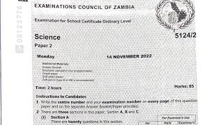 Zimsec November 2022 Chemistry paper 2 Solutions for Section A [upl. by Asiaj]