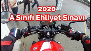 Motosiklet ehliyet A1  A2  A Direksiyon sınavı ve sınav Parkuru [upl. by Jann87]