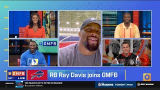 GMFB  RB Ray Davis tells Kyle Brandt WHY Bills are the Chiefs most dangerous rival in the AFC [upl. by Redvers539]