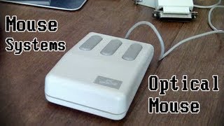 Mouse Systems 1986 Optical PC Mouse  LGR Oddware [upl. by Nanny]