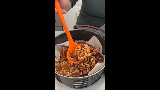 Delightful air fryer candied nuts [upl. by Nylinej]