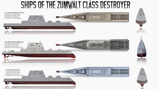 All Ships of the Zumwalt Class Destroyer Explained [upl. by Zetroc]