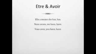 Etre amp Avoir song [upl. by Nomra]