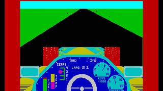 Chequered Flag 1983 PSION Software [upl. by Tomkiel]