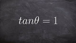 Find the Values of Theta in Degrees and Radians in the First Quadrant [upl. by Paschasia]