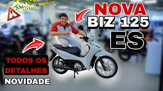 BIZ 125 ES 2025 BRANCA TODOS OS DETALHES [upl. by Noiztneb972]