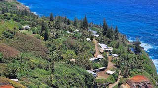 Hill of Difficulty  road from zodiac port to Adamstown Pitcairn [upl. by Assinna]