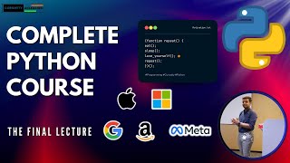 Python Tutorial For Beginners  The Final Lecture  Curiosity Unleashed By Shreyash [upl. by Ennovihs845]