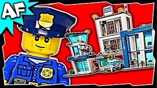 Lego City POLICE STATION 60047 Stop Motion Build Review [upl. by Eldredge]