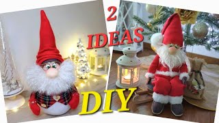 2 IDEE GNOMI Di Natale fai da te❤️ DIY CHRISTMAS GNOMES [upl. by Asiluj]