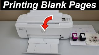 HP DeskJet 3700 Printing Blank Pages 2 Easy Steps To Fix [upl. by Randa]