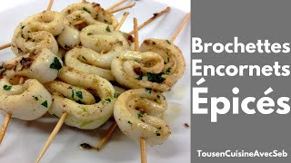 BROCHETTES dENCORNETS ÉPICÉS Tous en cuisine avec Seb [upl. by Jacquelynn405]